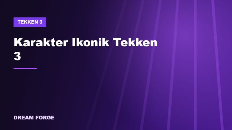 Ilustrasi karakter ikonik Tekken 3