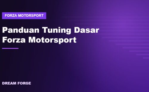 Ilustrasi panduan tuning Forza Motorsport