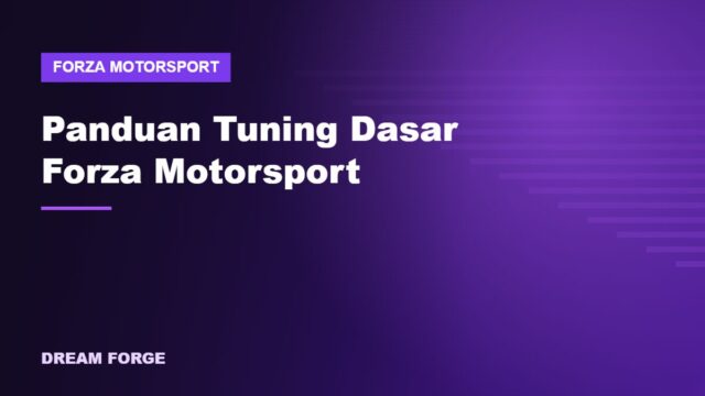 Ilustrasi panduan tuning Forza Motorsport
