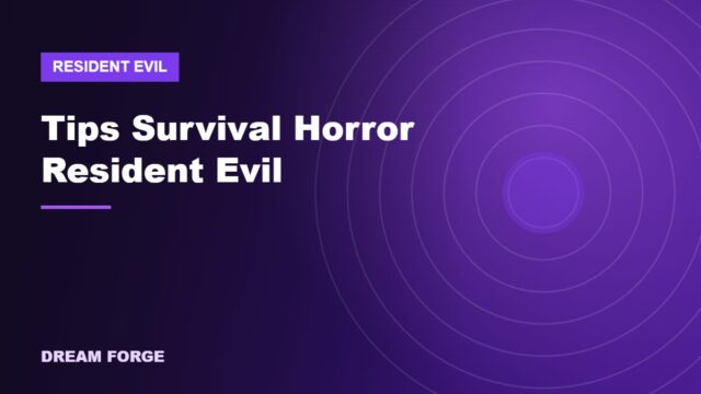 Ilustrasi tips survival horror Resident Evil